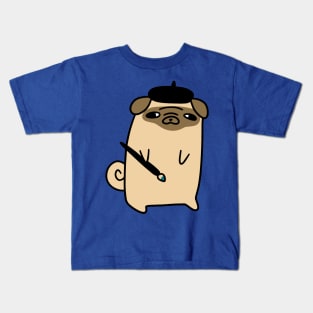 Artist Pug Kids T-Shirt